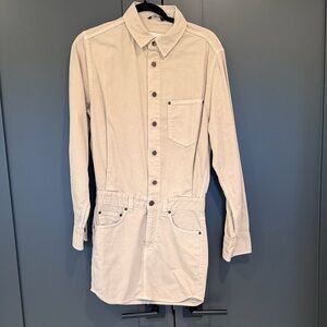 Haikure Beige Shirt Dress